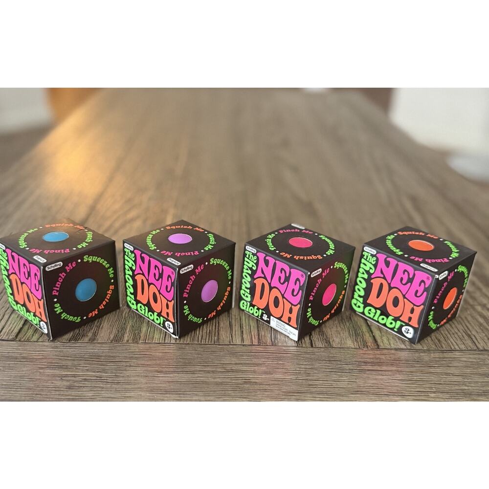 Schylling NeeDoh Groovy Glob Novelty Sensory Fidget Stress Relief Toy - Picture 5 of 8